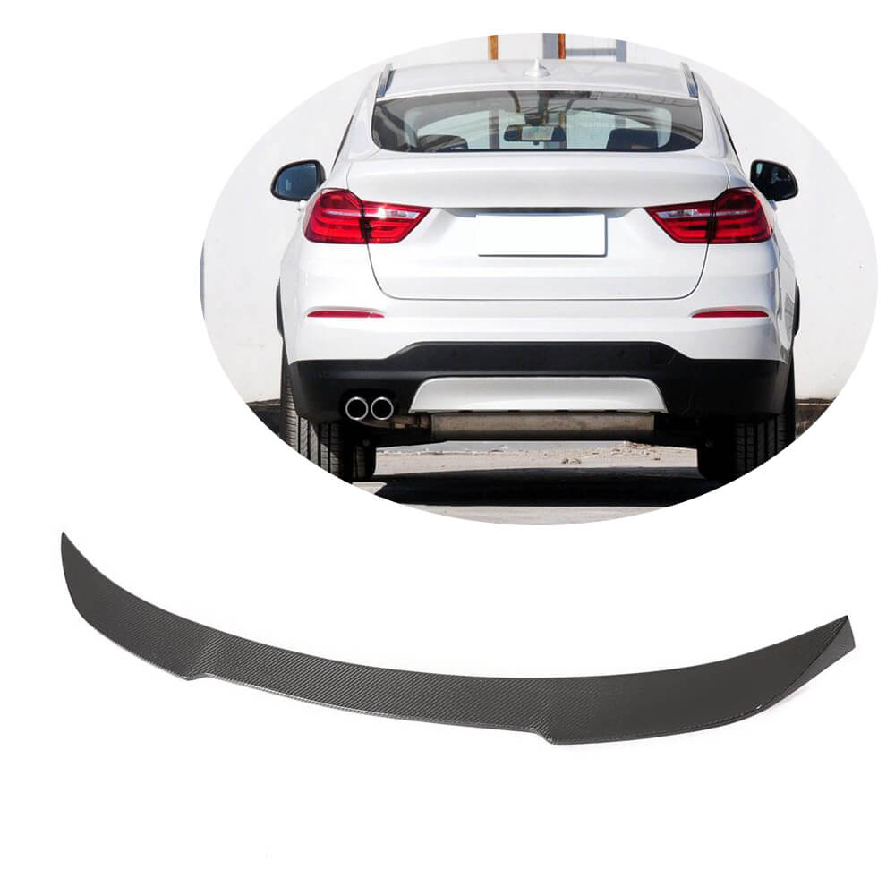 Rear Trunk Spoiler Carbon Fiber V3 for BMW X4 F-26 2014-2018 - image 1