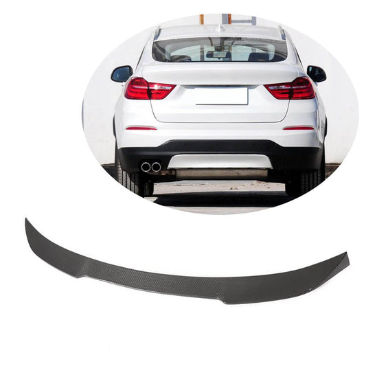 Rear Trunk Spoiler Carbon Fiber V3 for BMW X4 F-26 2014-2018 - image 1