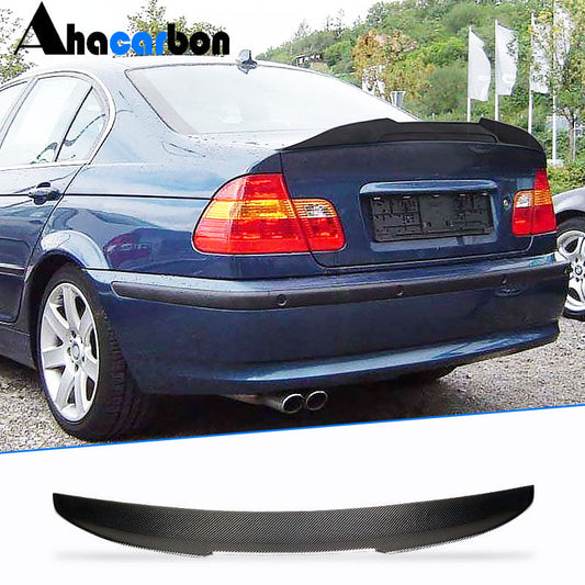 Rear Trunk Spoiler Carbon Fiber V3 (SD) for BMW 3 series E-46 1998-2006 - image 1