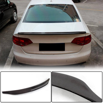 Spoiler V1 (for Base 2007-2011, Carbon) for Audi A4 B8 2007-2015 - image 1
