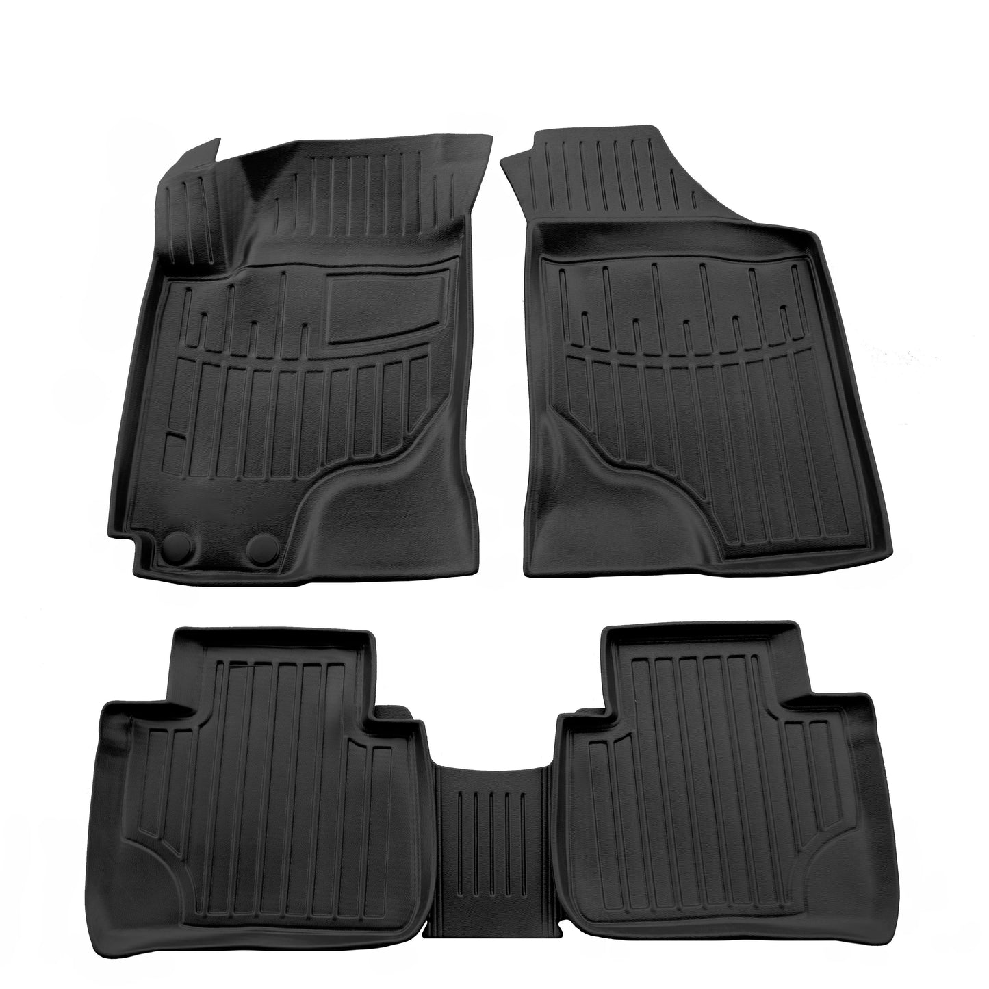Rubber Floor Mats Stingray 3D (5 pcs) for Kia Cerato 1 2004-2009 - image 1