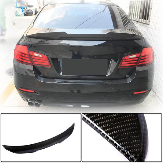 Rear Trunk Spoiler Carbon Fiber V5 (SD) for BMW 5 series F-10/11/07 2010-2016 - image 1