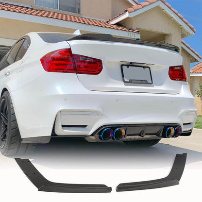 Rear Bumper Extensions Flap V2 (for F82/F83, Carbon) for BMW 4 Series F-32 2012-2020 - image 1