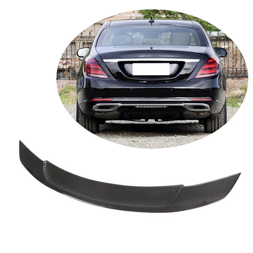 Spoiler V1 (Carbon) for Mercedes S-class W222 - image 1
