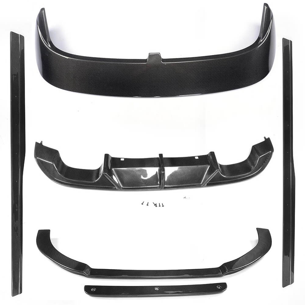 Carbon Body Kit Full Set (for R/R-line HB 2012-2017, Carbon) for Volkswagen Golf 7/E-Golf 2012-2020 - image 1