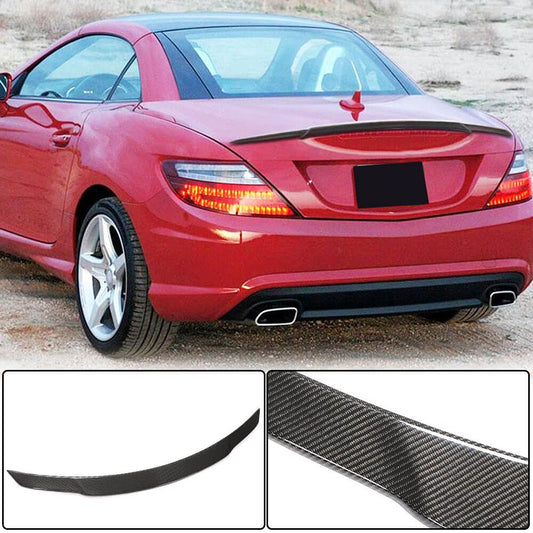 Spoiler V2 (for 2011-2020, Carbon) for Mercedes SLK R172 2011-2016 - image 1