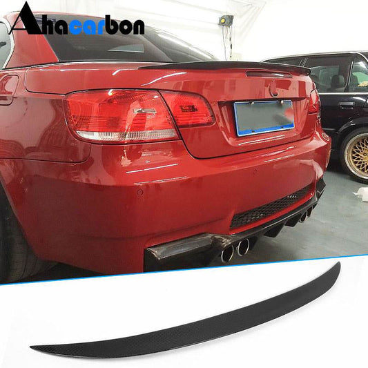 Rear Trunk Spoiler Carbon Fiber V3 (Convertible) for BMW 3 series E-90/91/92/93 2005-2011 - image 1