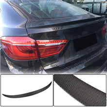 Rear Trunk Spoiler Carbon Fiber V1 for BMW X6 F-16 2014-2019 - image 1