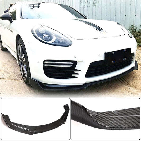Front Bumper Lip V2 (for Turbo/Turbo S/GTS) for Porsche Panamera 2009-2016 - image 1