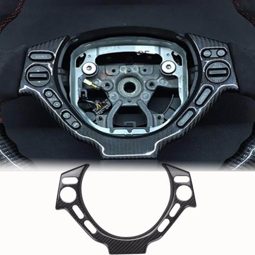 Steering wheel cover (2009-2015, Carbon) for Nissan GT-R - image 1