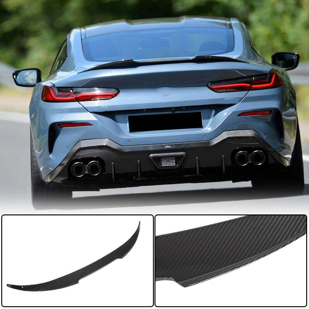 Rear Trunk Spoiler Dry Carbon Fiber (for G16) for BMW 8 series G14/G15/G16 - image 1