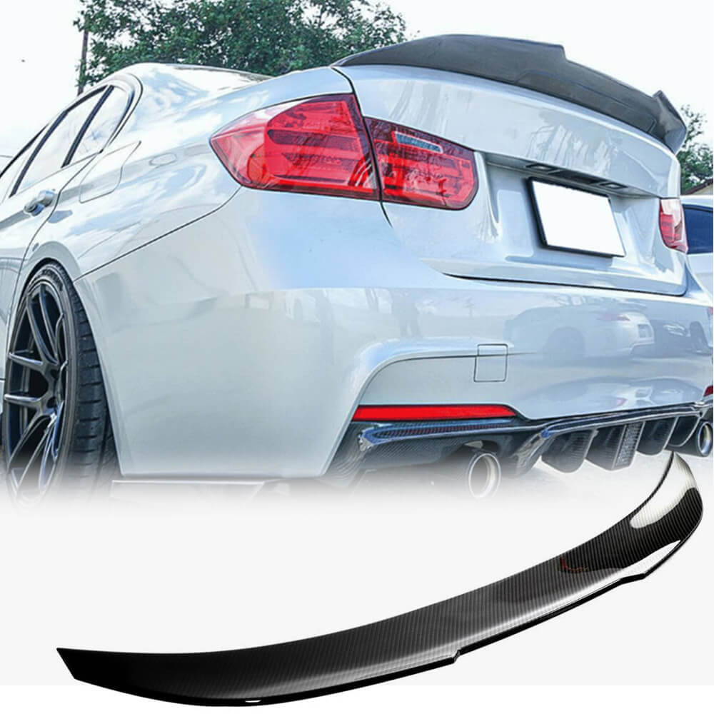 Rear Trunk Spoiler Dry Carbon Fiber V5 (SD) for BMW 3 series F-30/31/34 2012-2019 - image 1