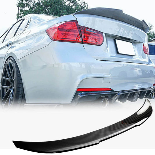 Rear Trunk Spoiler Dry Carbon Fiber V5 (SD) for BMW 3 series F-30/31/34 2012-2019 - image 1