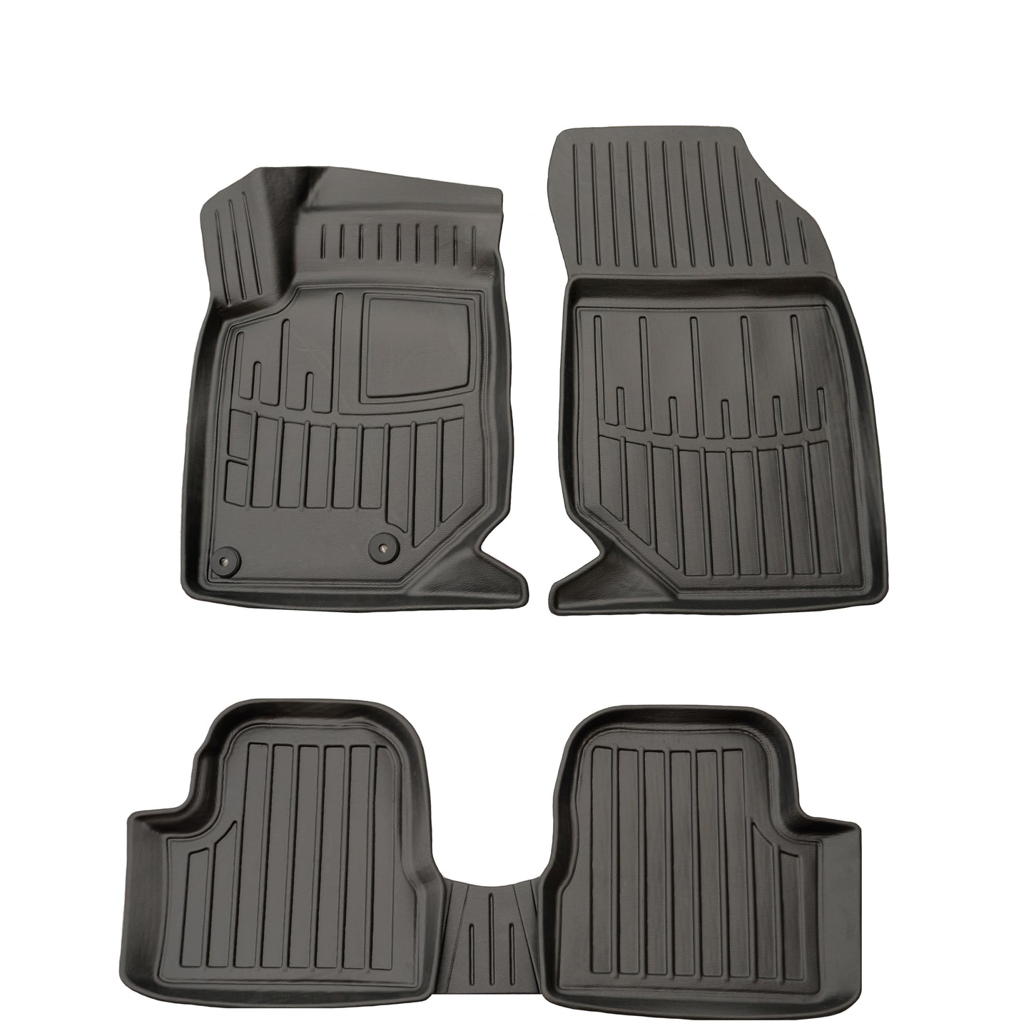Rubber Floor Mats Stingray 3D (5 pcs) for Peugeot 208 2019- - image 1