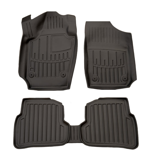 Rubber Floor Mats Stingray 3D (5 pcs) for Volkswagen Polo 2010-2017 - image 1