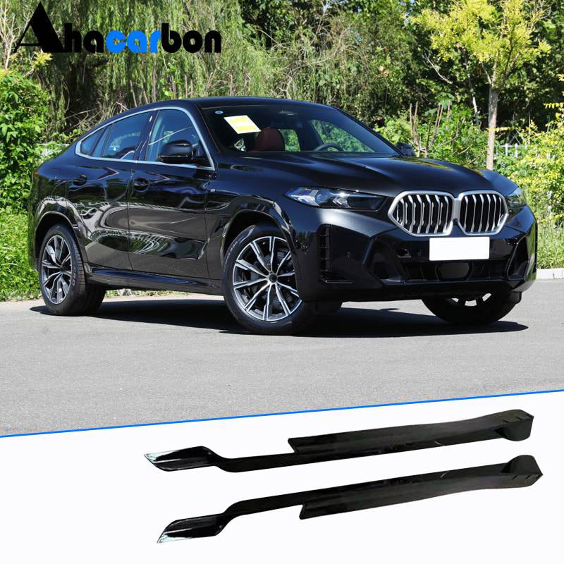 ABS Side Skirt Extensions (Blades) for BMW X6 G06 2019–2027 - image 1