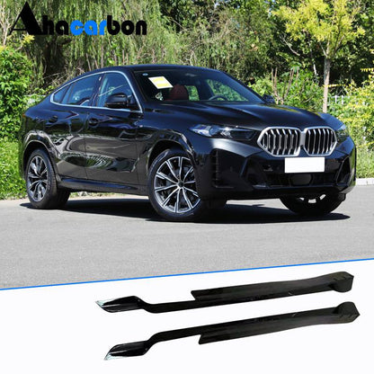 ABS Side Skirt Extensions (Blades) for BMW X6 G06 2019–2027 - image 1