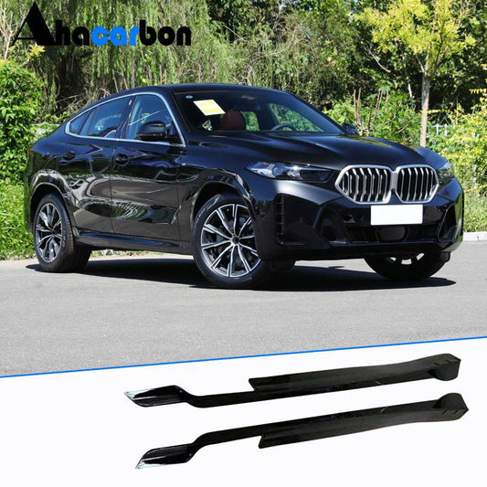 ABS Side Skirt Extensions (Blades) for BMW X6 G06 2019–2027 - image 1