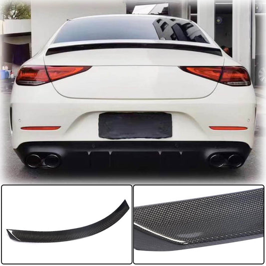 Spoiler V6 (2018-2020, Carbon) for Mercedes CLS C257 2018- - image 1