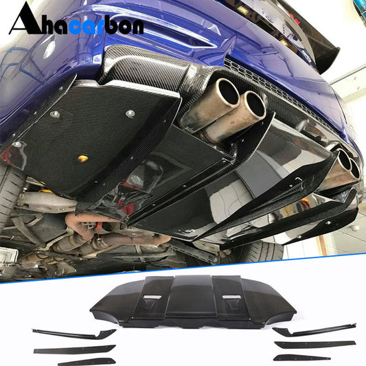 Rear Diffuser V6 (for M3, Carbon) for BMW 3 Series E92/E93 2006–2013 - image 1