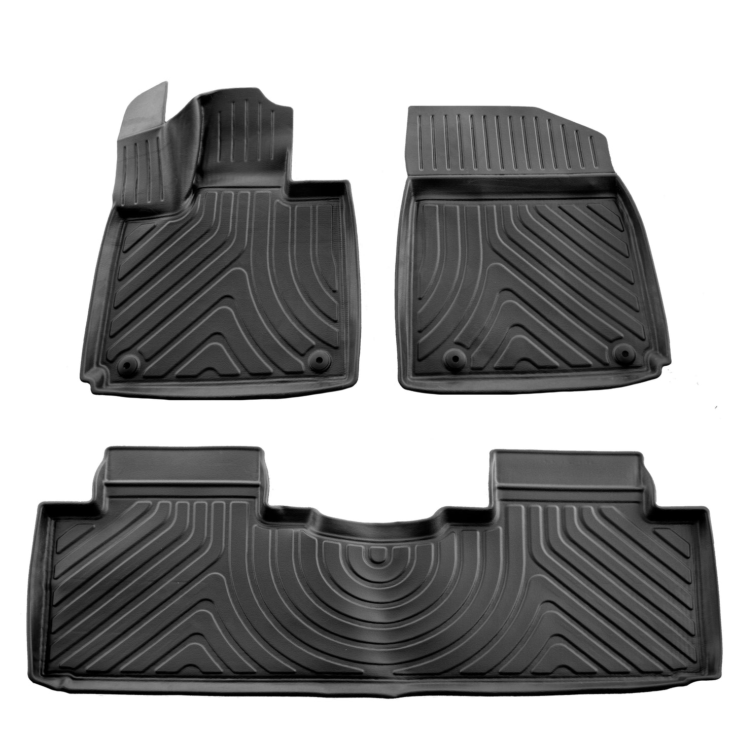 Stingray 3D Rubber Floor Mats (3 pcs) for Xpeng G9 - image 1