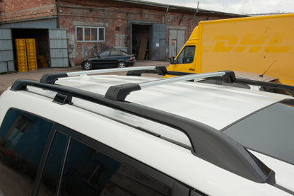 Roof bars for railings without lock (2 pcs) for Alfa Romeo 147 2000-2010 - image 1