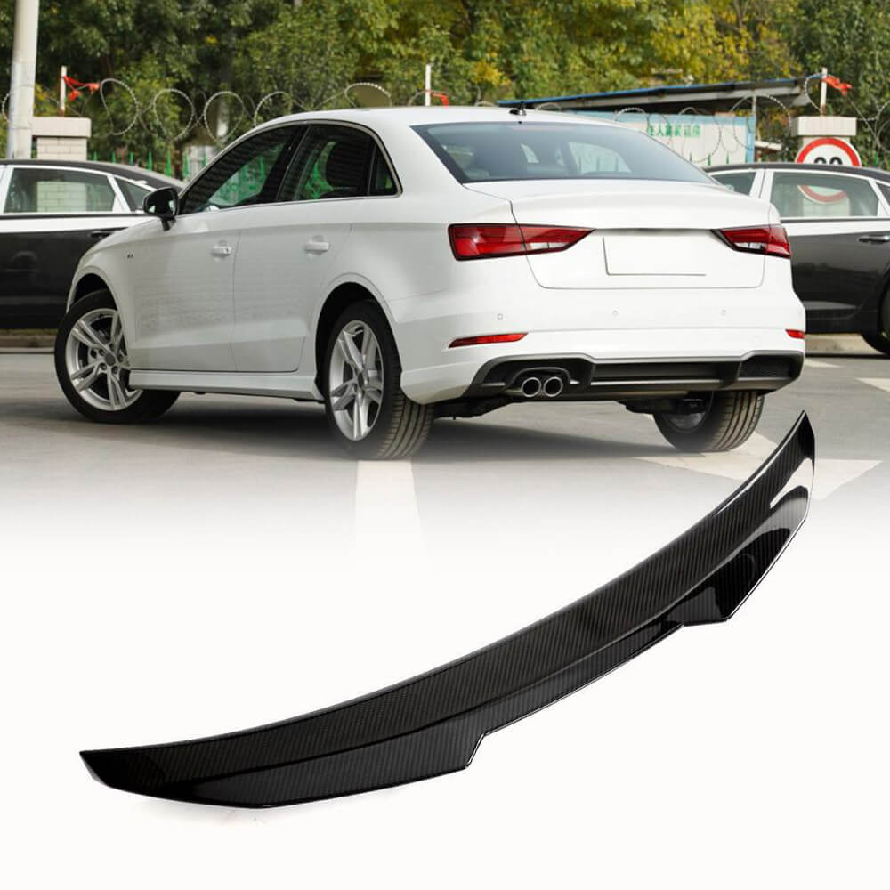 V10 Spoiler (for Sedan, Carbon) for Audi A3 2012-2020 - image 1