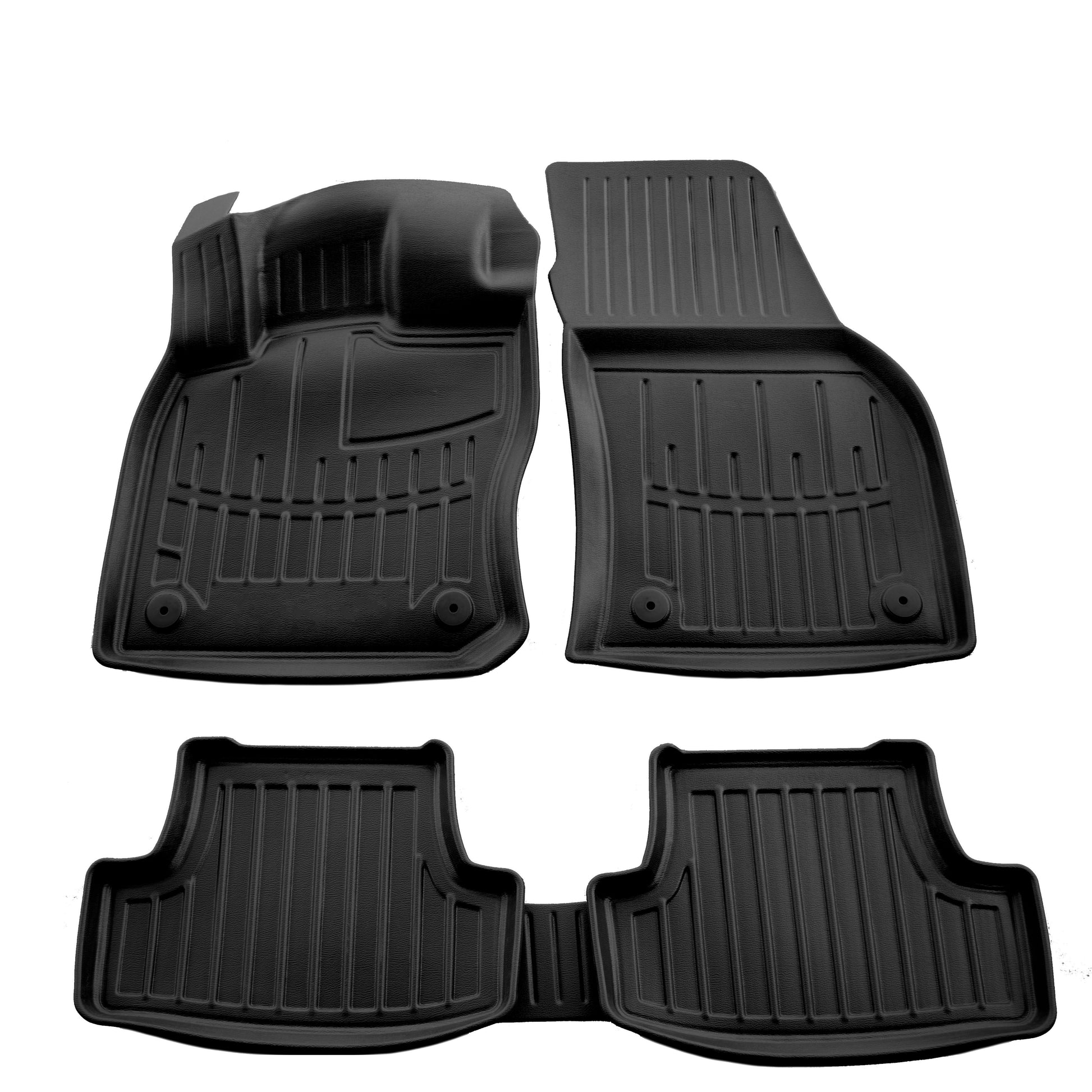 Rubber Floor Mats Stingray 3D (5 pcs) for Volkswagen T-Roc 2017-2025 - image 1