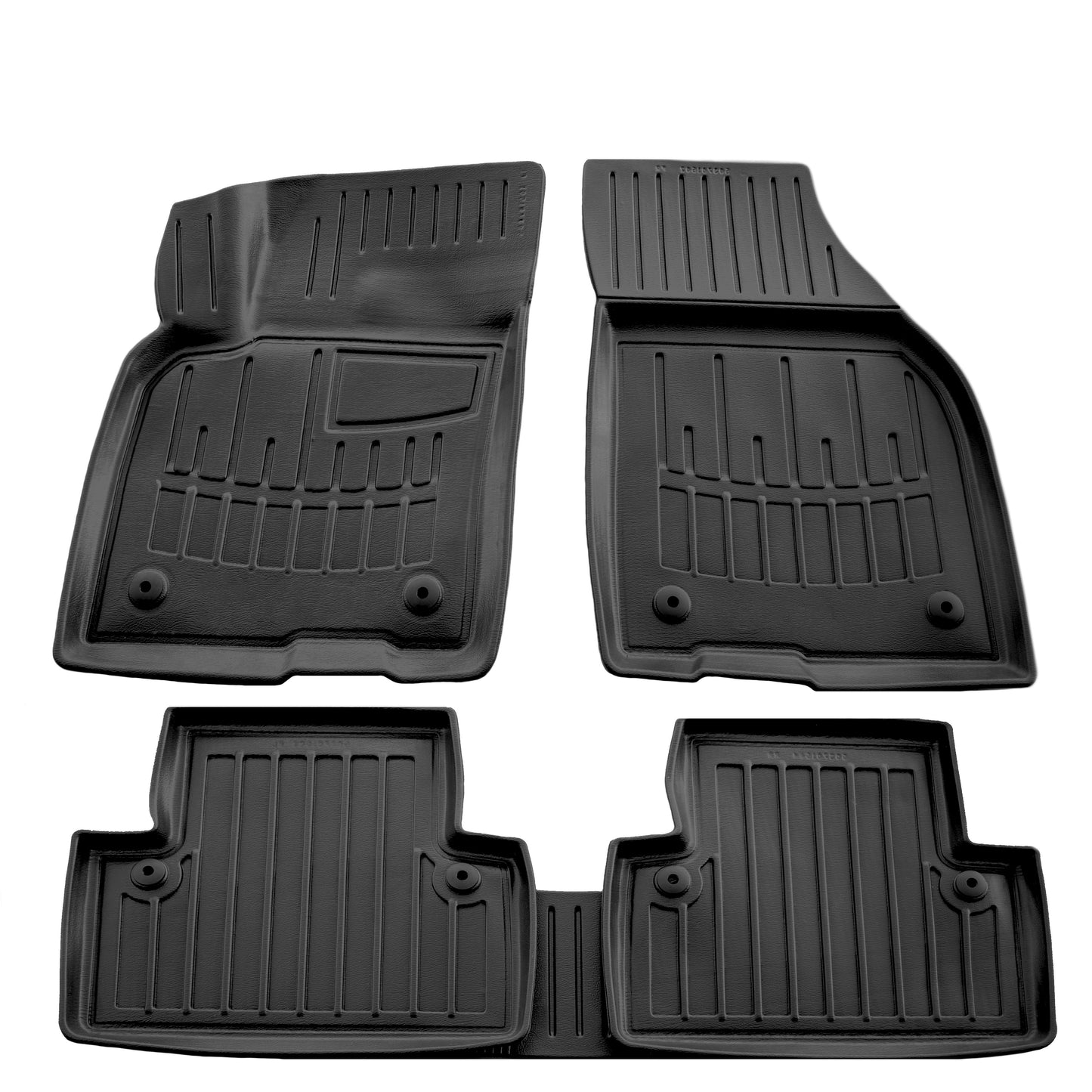 Rubber Floor Mats Stingray 3D (5 pcs) for Volvo S40 2004-2012 - image 1