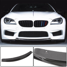 Front Bumper Lip Dry Carbon Fiber V6 for BMW 6 F12/F13/F06 2011-2015 - image 1