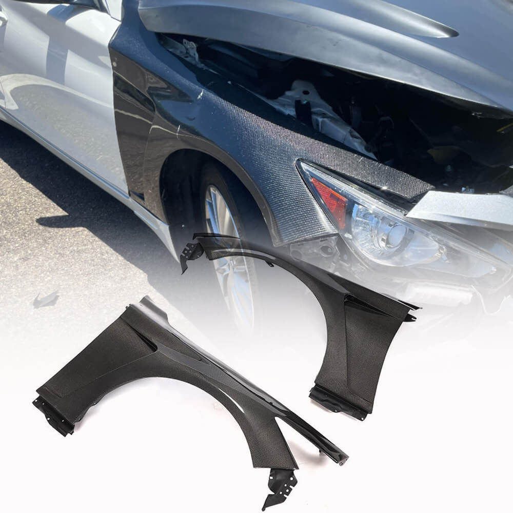 Wings (for Q50 2014-2020, Carbon) for Infiniti Q50/Q60 2013-2024 - image 1