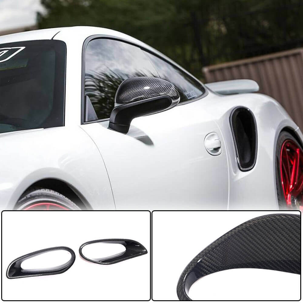 Covers on the rear fenders (for Turbo S 2014-2016, Carbon) for Porsche 911 2012-2018 - image 1