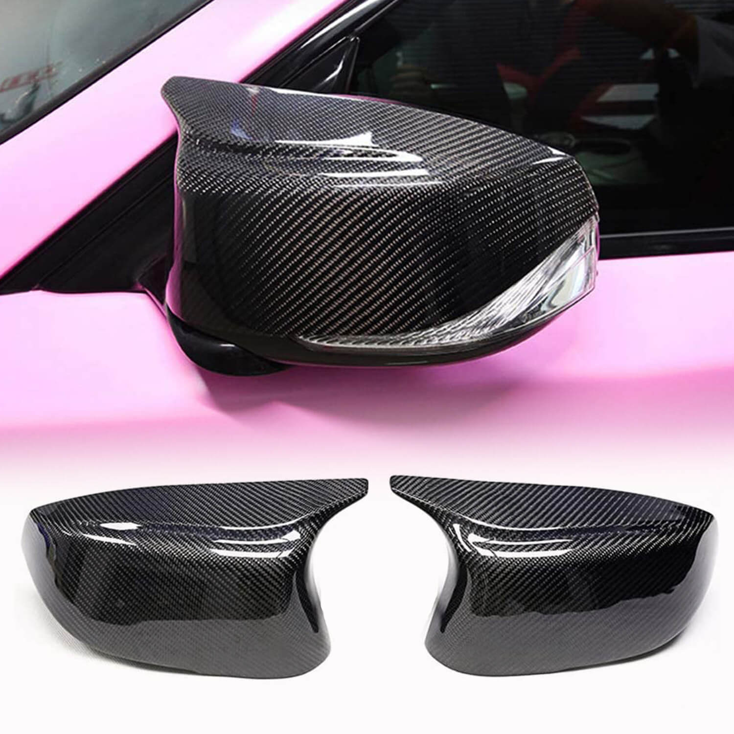 Mirror covers (Carbon) for Infinity Q70/M-series 2010-2019 - image 1