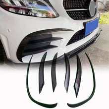 Front bumper trims (for SD AMG-Line 2015-2019, Carbon) for Mercedes C-class W205 2014-2021 - image 1