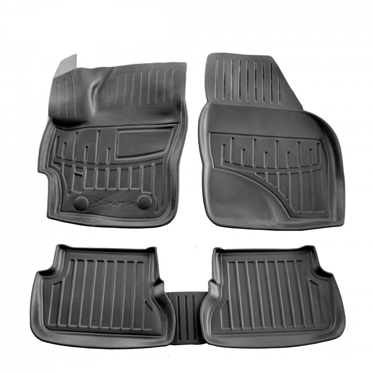 Rubber Floor Mats Stingray 3D (5 pcs) for Mazda 3 2003-2009 - image 1