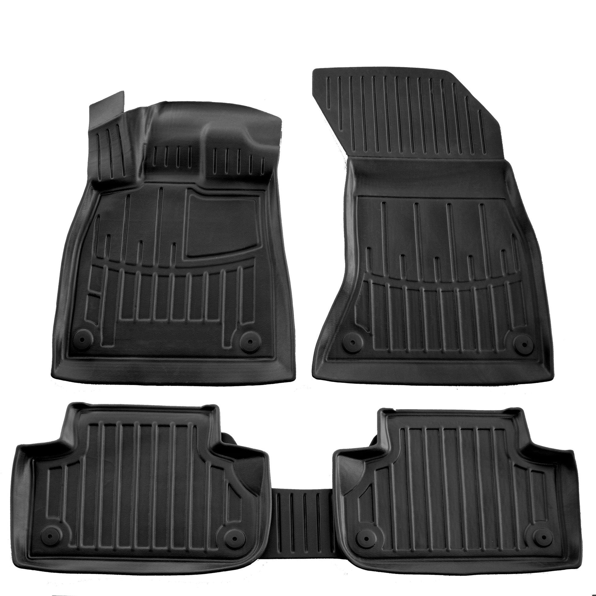 Rubber Floor Mats Stingray 3D (5 pcs) for Audi Q5 2017-2025 - image 1
