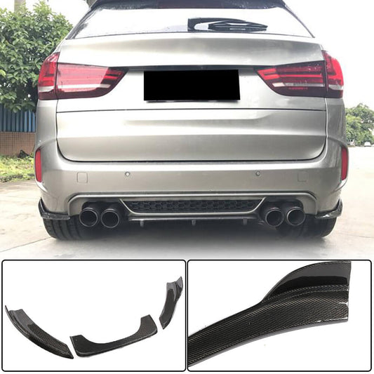 Rear Bumper Diffuser Carbon Fiber V4 (for F85) for BMW X5 F-15 2013-2018 - image 1