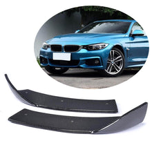 Front Bumper Splitters Carbon Fiber (for M-Sport) for BMW 4 series F-32 2012-2020 - image 1