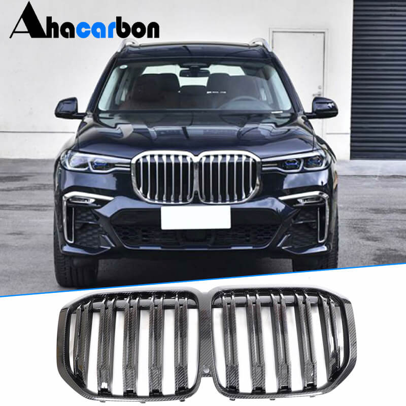 Grilles M-Look (2019-2022, Carbon) for BMW X7 G07 2019- - image 1