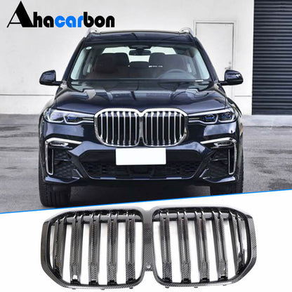 Grilles M-Look (2019-2022, Carbon) for BMW X7 G07 2019- - image 1