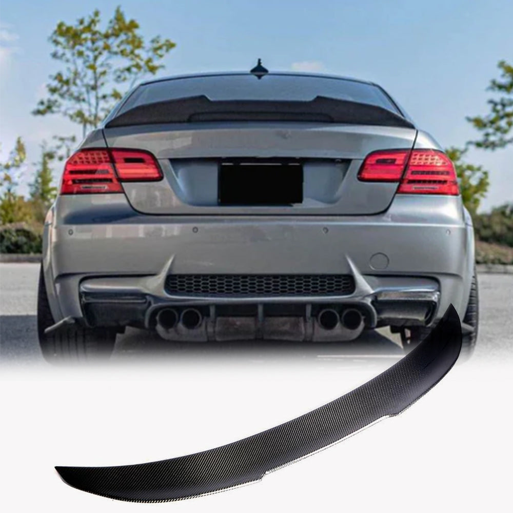 Rear Trunk Spoiler Carbon Fiber V1 (SD) for BMW 3 series E-90/91/92/93 2005-2011 - image 1