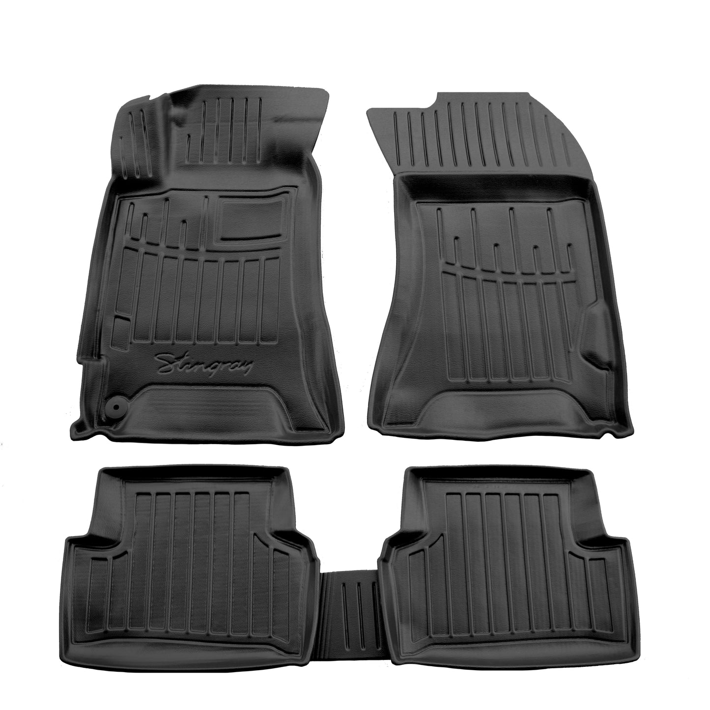 Rubber Floor Mats Stingray 3D (5 pcs) for Subaru Forester 2002-2008 - image 1