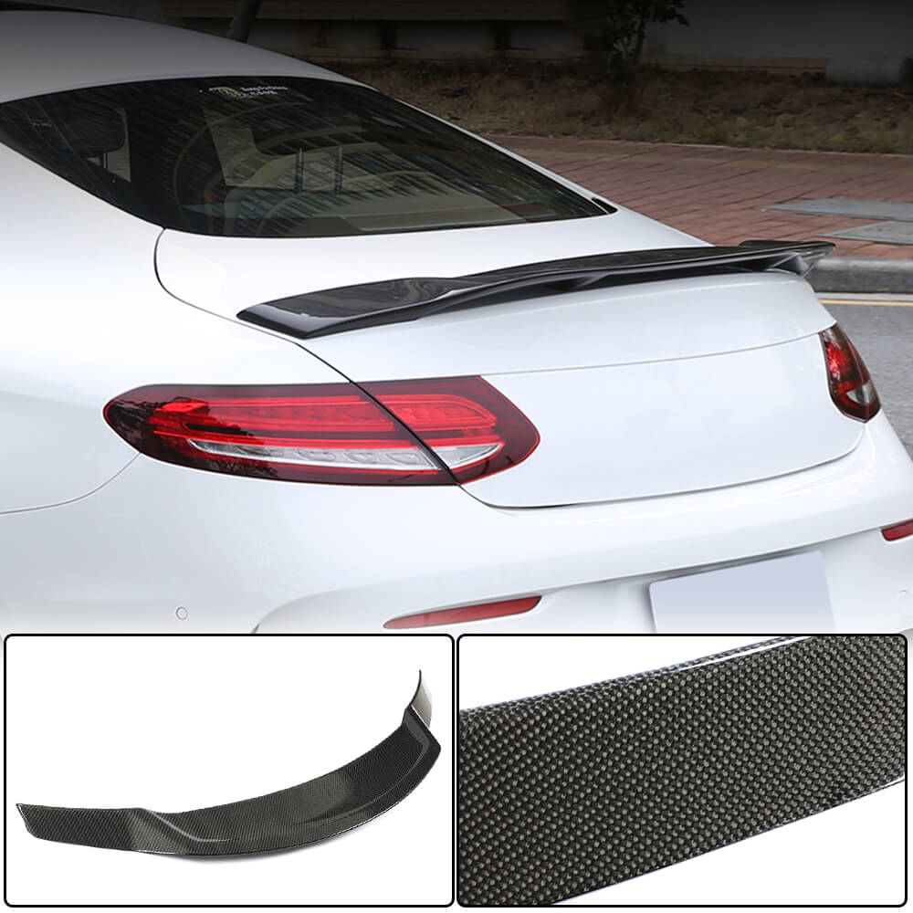 Spoiler V1 Coupe 2015-2019 Carbon for Mercedes C-сlass W205 2014-2021 - image 1