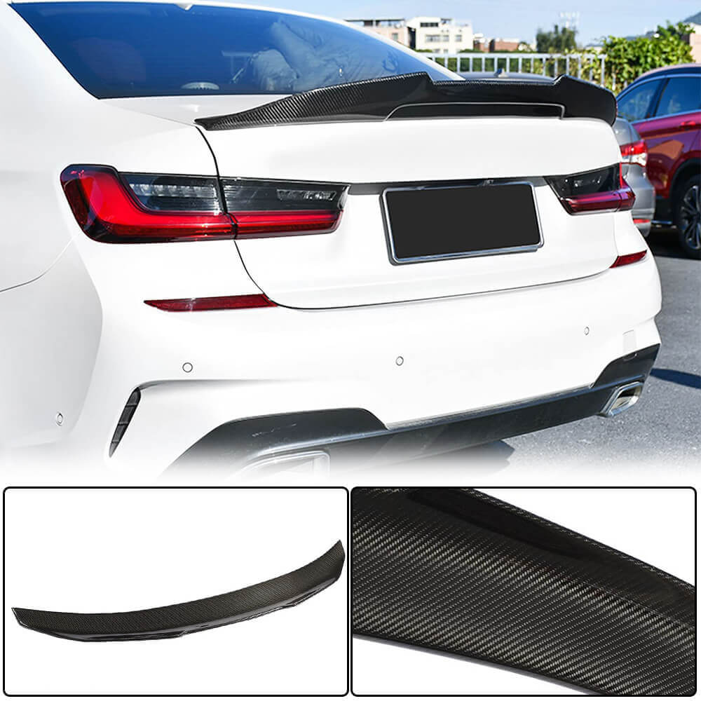 Rear Trunk Spoiler Carbon Fiber V13 (SD) for BMW 3 series G20/21 2018- - image 1