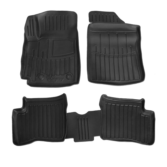 Rubber Floor Mats Stingray 3D (5 pcs) for Toyota Yaris 1999-2006 - image 1