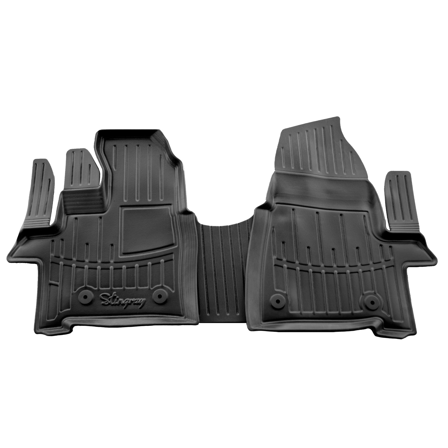 Stingray 3D Rubber Floor Mats (3 pcs) for Ford Custom 2013-2022 - image 1