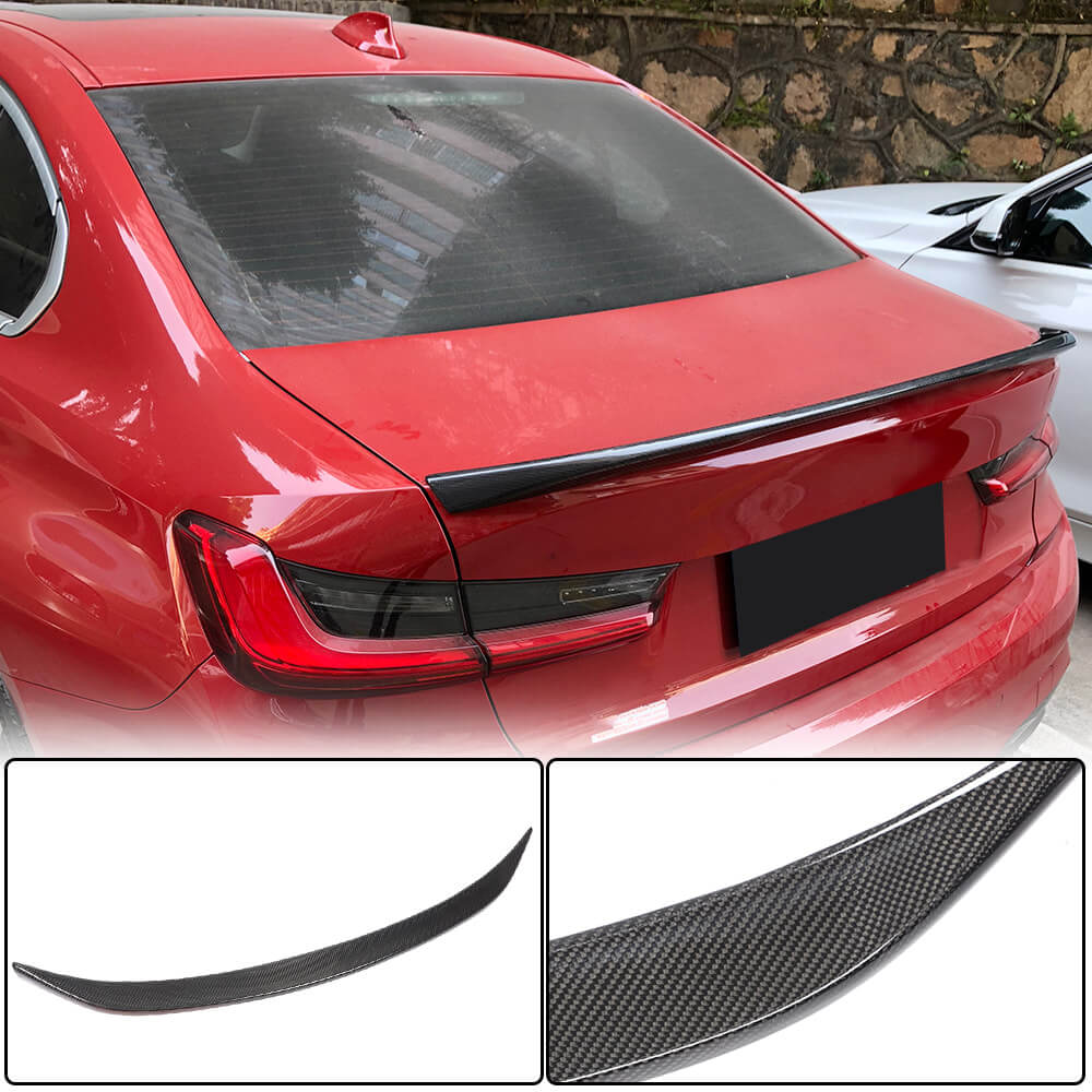 Rear Trunk Spoiler Carbon Fiber V11 (SD) for BMW 3 series G20/21 2018- - image 1