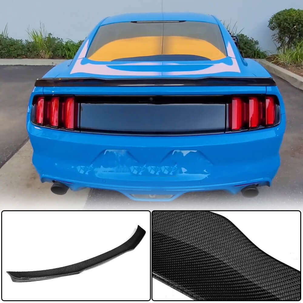 Spoiler V4 (Carbon) for Ford Mustang 2015-2023 - image 1