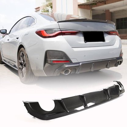 Rear Diffuser V1 for G26 M-Sport, Carbon for BMW 4 Series G22/23/26 2020- - image 1