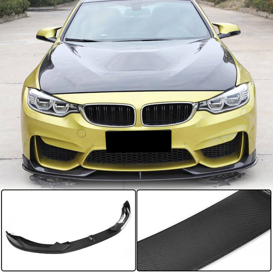 Front Bumper Lip V3 for F82/F83, Carbon for BMW 4 Series F32/F33/F36 2012-2020 - image 1